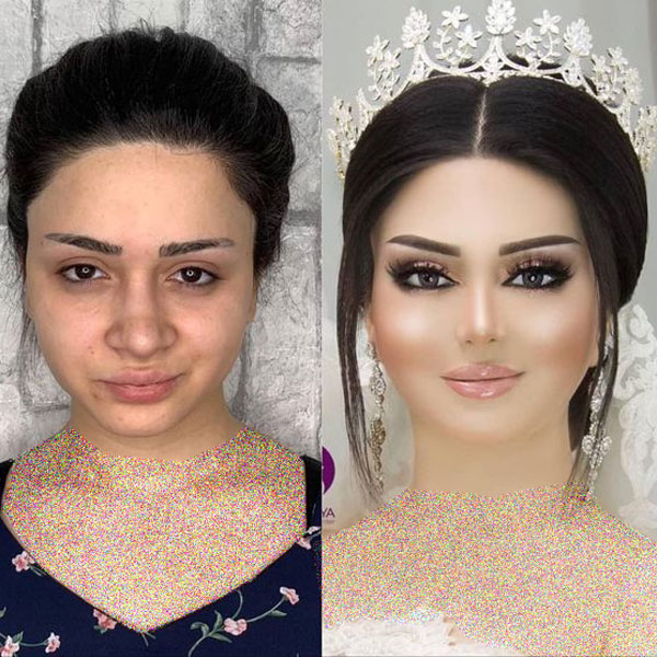 میکاپ عروس قبل و بعد عروس زشت قبل و بعد خوشگل ترین میکاپ عروس قبل و بعد میکاپ عروس قبل و بعد مینا میرزایی میکاپ عروس قبل و بعد کوتاه زیباترین میکاپ عروس عروس ایرانی قبل و بعد ارایش
