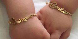 مدل دستبند نوزادی طلا شیک دخترانه و پسرانه مناسب هدیه