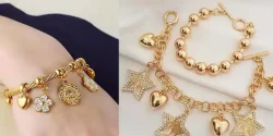 مدل دستبند طلا شیک و جدید برای استفاده روزانه و مهمانی دخترانه
