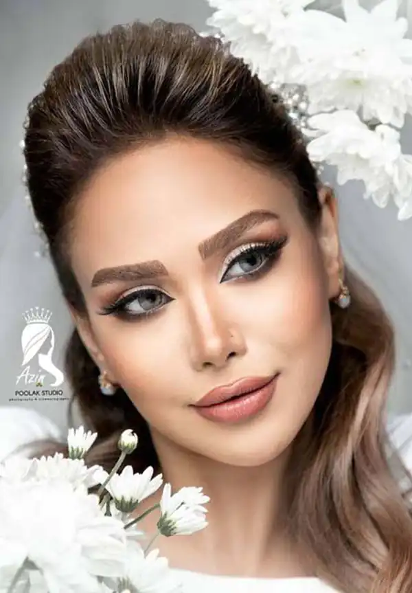 شینیون و میکاپ عروس اینستاگرام
