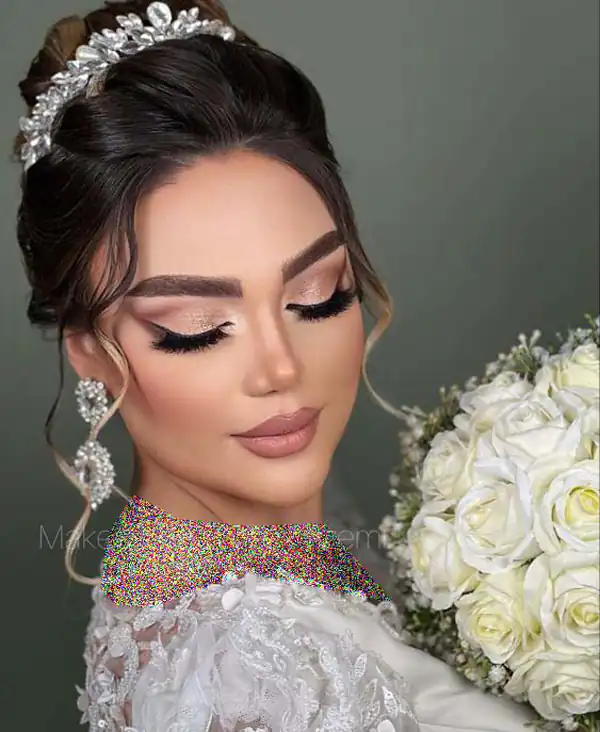 شینیون و میکاپ عروس اینستاگرام