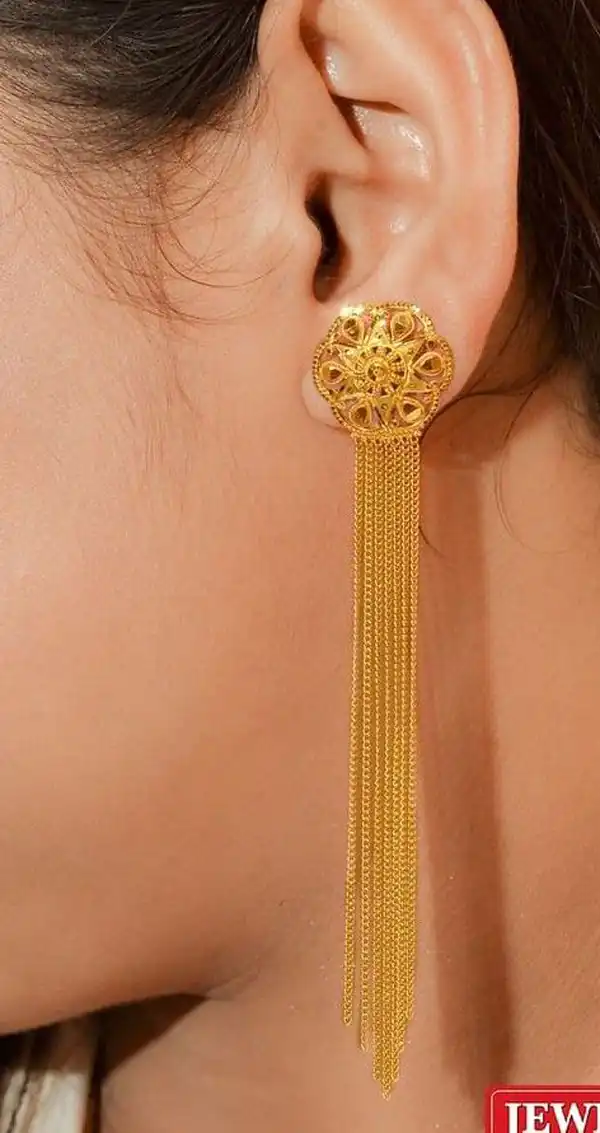 مدل گوشواره هندی طلا