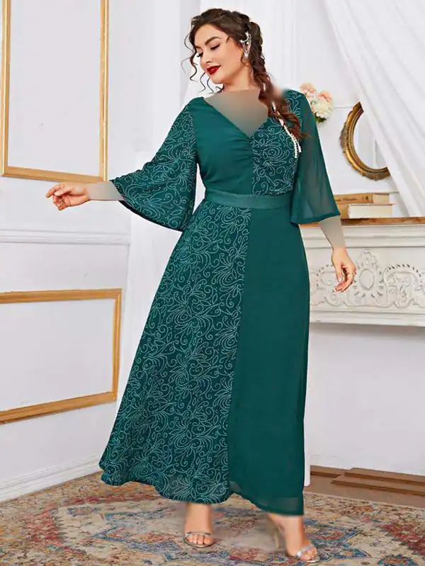 مدل لباس مجلسی سایز بزرگ ترک