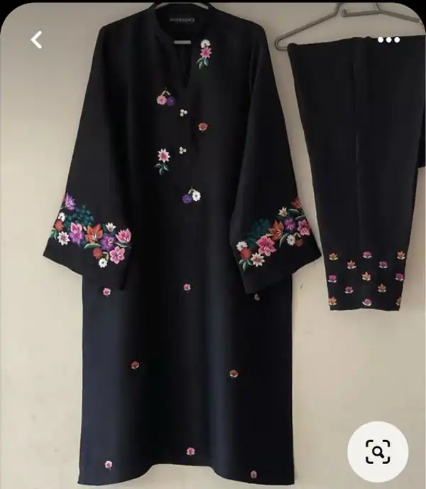 مدل مانتو گل دوزی شده جدید