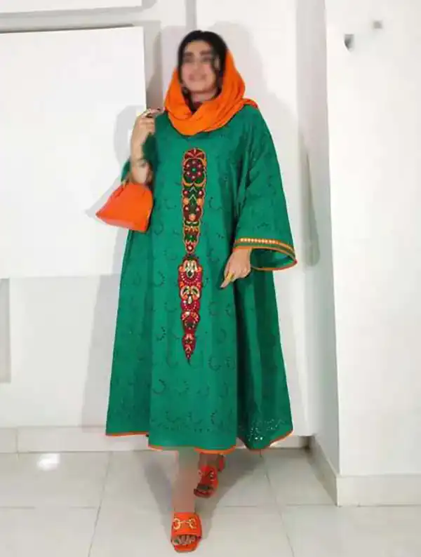 مدل مانتو گلدوزی شده دخترانه