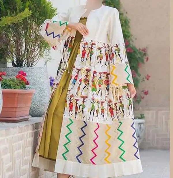 مدل مانتو گلدوزی شده دخترانه
