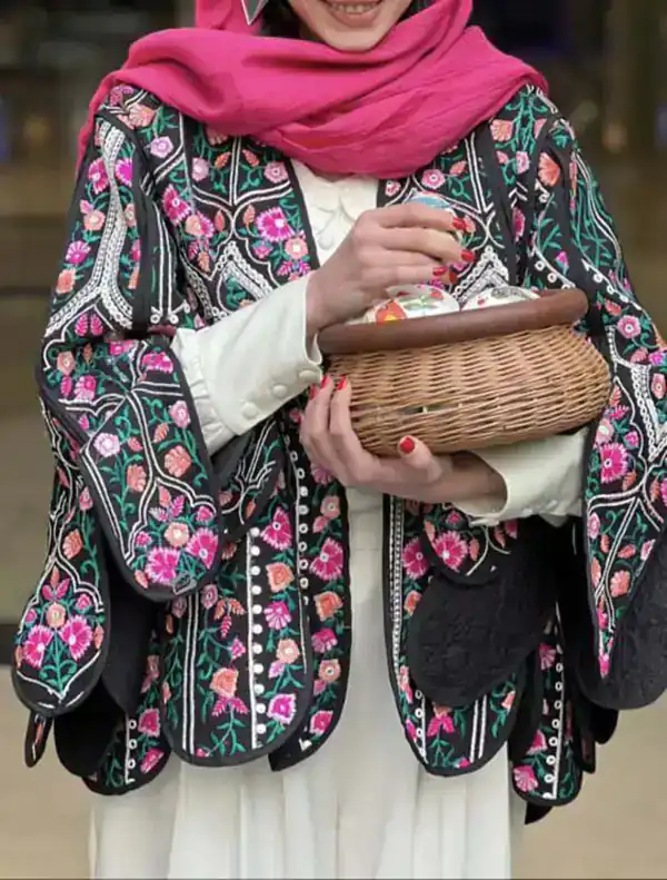 مدل مانتو سوزن دوزی شده جدید