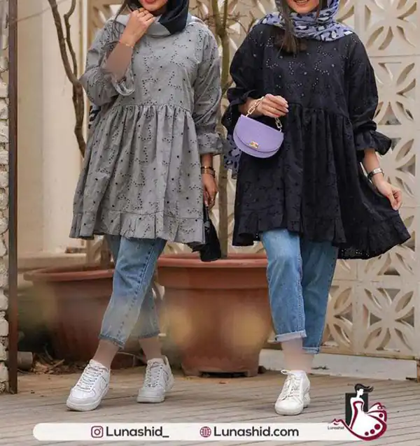 مدل مانتو جدید و به روز جلو بسته