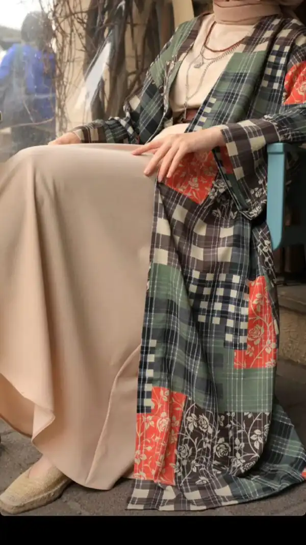مدل مانتو پیراهنی دو تکه