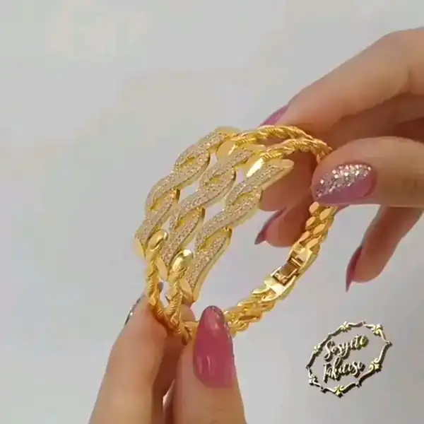 مدل دستبند طلا شیک و جدید