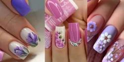 مدل ناخن مربعی شیک و دخترانه از جدیدترین ژورنال های زیبایی