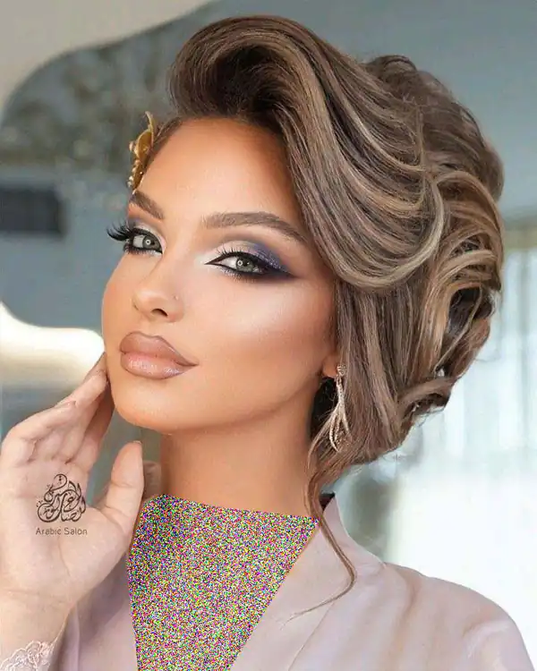 مدل شینیون جلوی سر