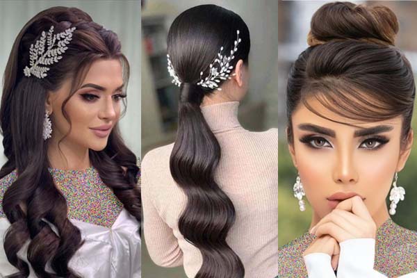 شینیون ساده دخترانه مجلسی