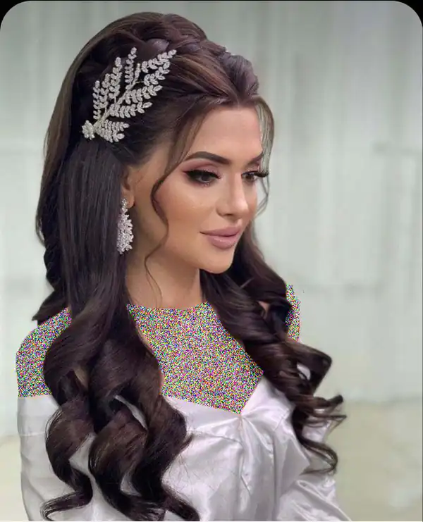 شینیون ساده دخترانه مجلسی