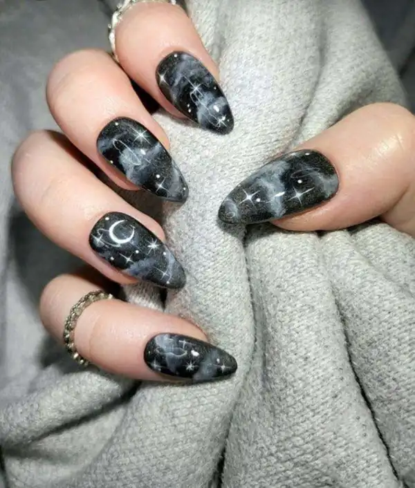 طراحی ناخن ماربل