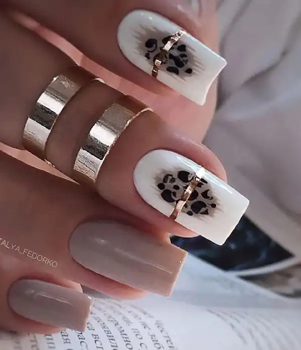 طراحی ناخن مربعی