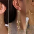 مدل گوشواره طلا آویز زنانه شیک و باکلاس برای بانوان خوش استایل