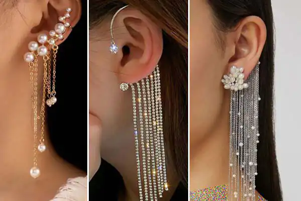 مدل گوشواره شرشره ای