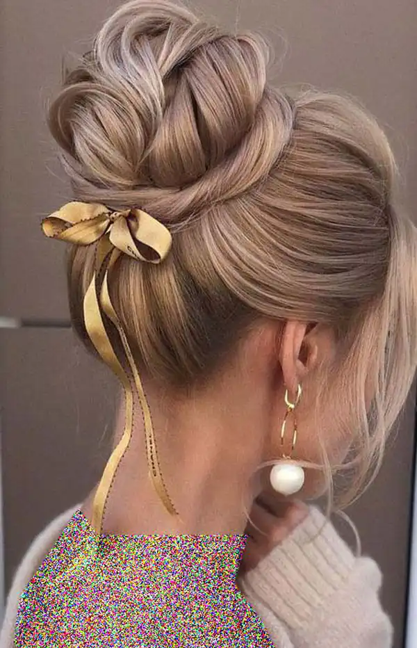 مدل شینیون بسته جدید