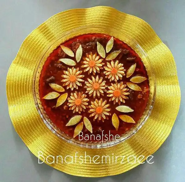 تزئین قیمه نذری