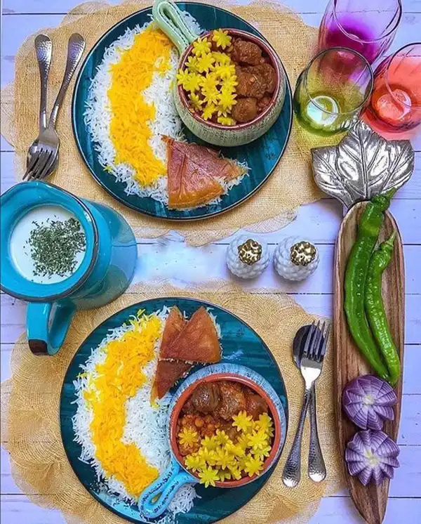 تزئین قیمه نذری