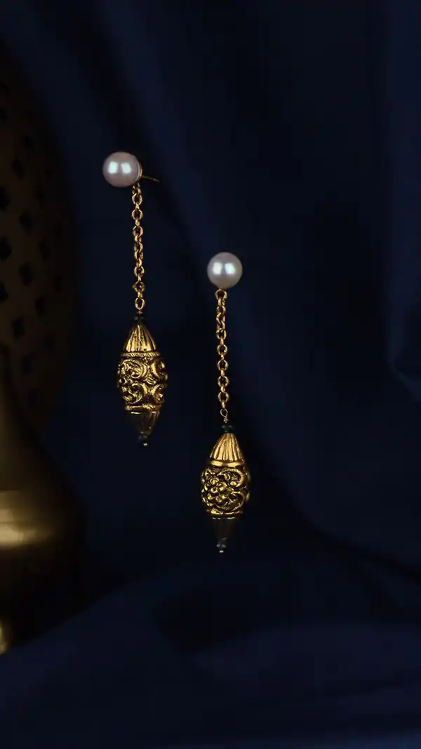 انواع مدل گوشواره آویز طلا