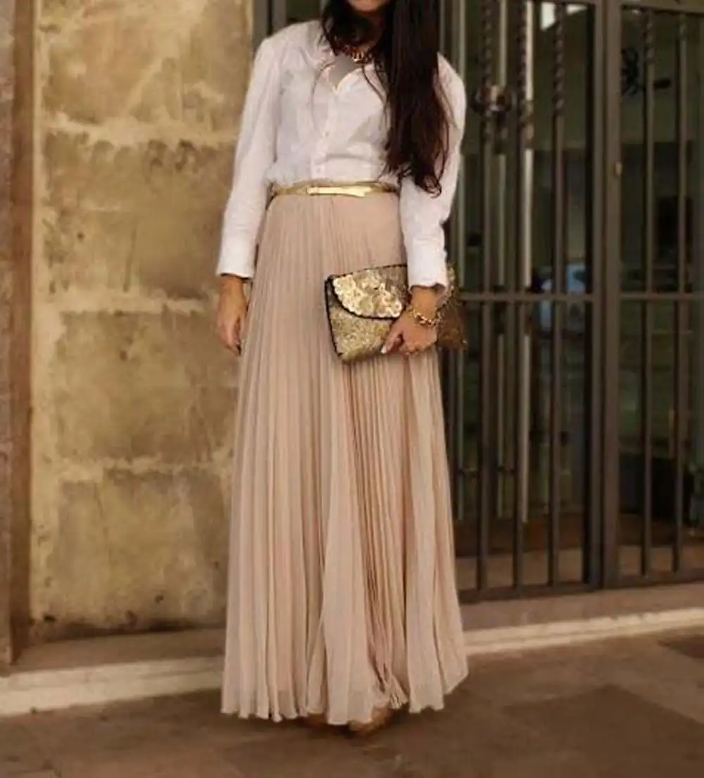 دامن چین دار پلیسه زنانه