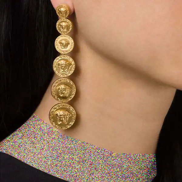 گوشواره طلای ورساچه