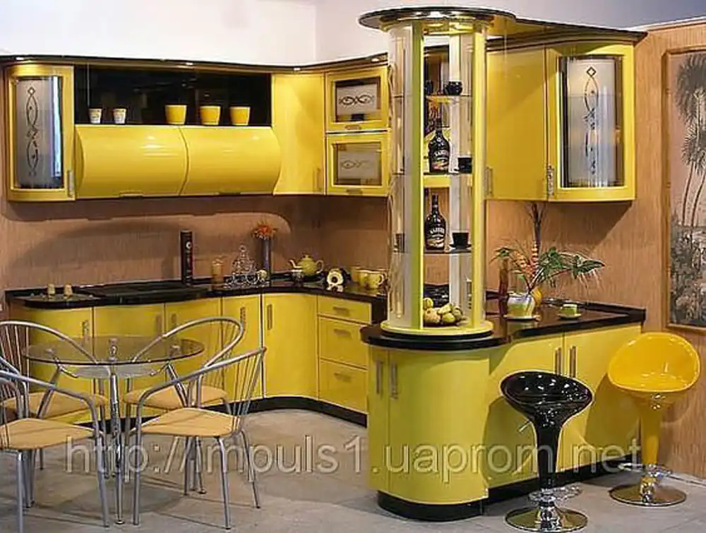 ایده کابینت رنگی آشپزخانه