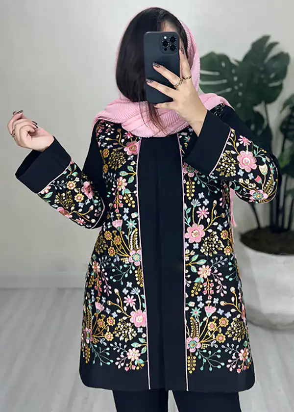 مانتو لنین سوزن دوزی