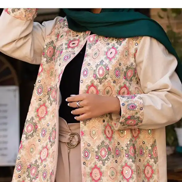 مانتو لنین سوزن دوزی