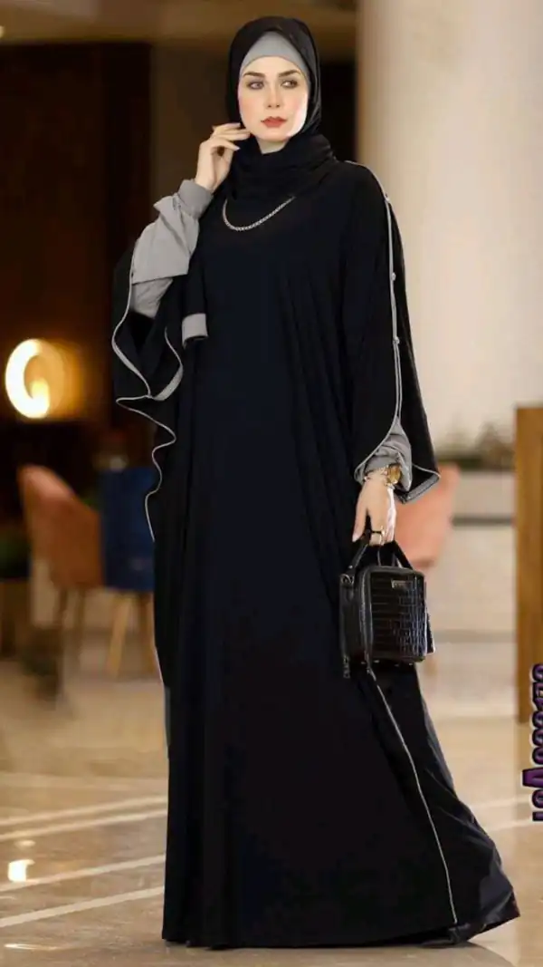 مدل مانتو مجلسی بلند مشکی