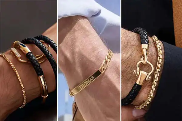 مدل دستبند طلا مردانه