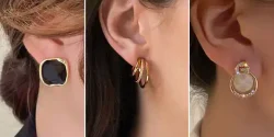 مدل گوشواره ساده و شیک برای بانوان سخت پسند و خاص پوش