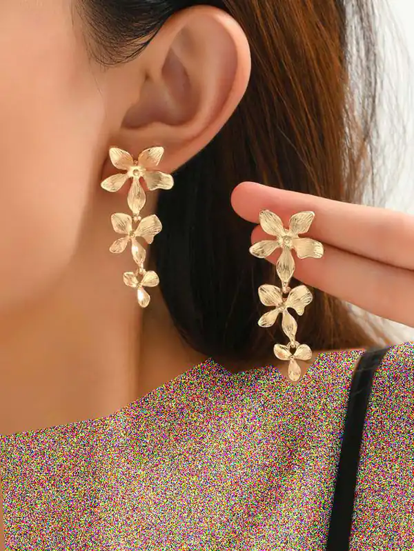 مدل گوشواره طلا مجلسی
