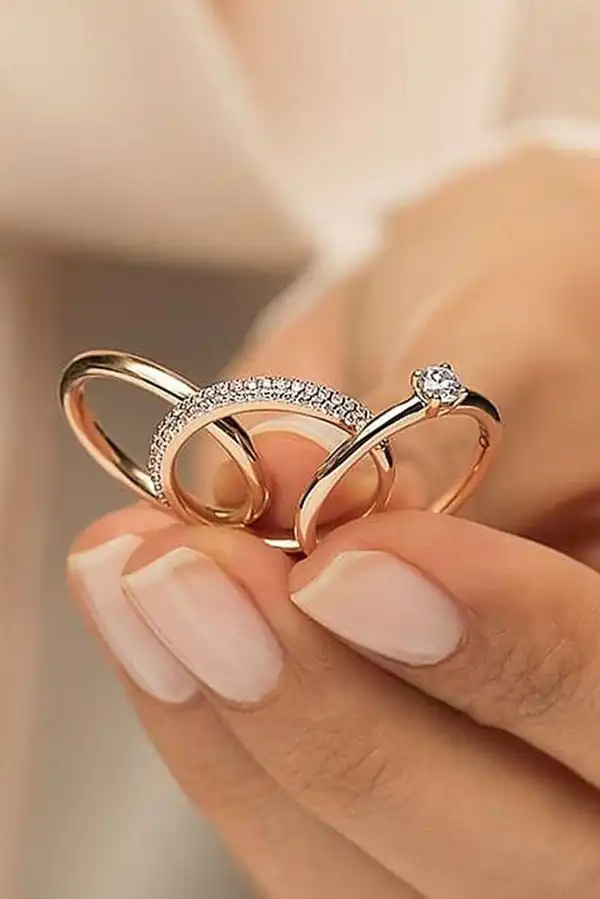 مدل حلقه ازدواج ظریف و لاکچری