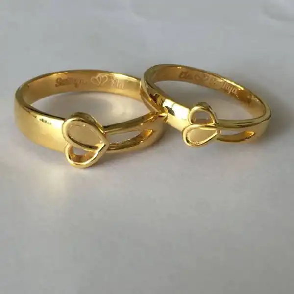 مدل حلقه ازدواج ظریف و لاکچری