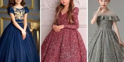 مدل لباس پرنسسی دخترانه برای جشن و یا شب تولد لاکچری