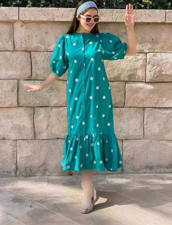 مدل مانتو بلند نخی تابستانی