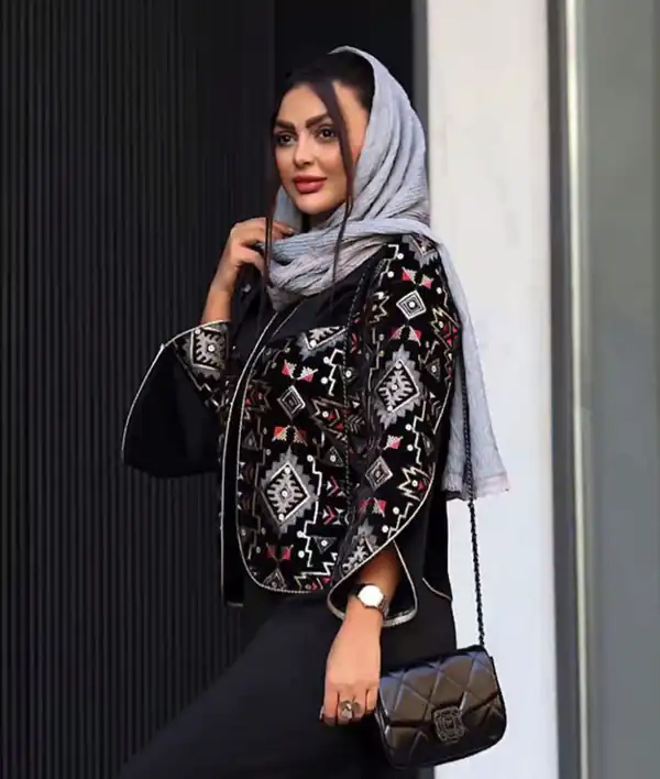 مدل مانتو مزونی جدید رنگی