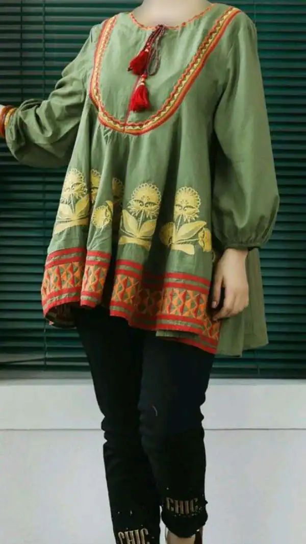 مدل مانتو تابستانه رنگی