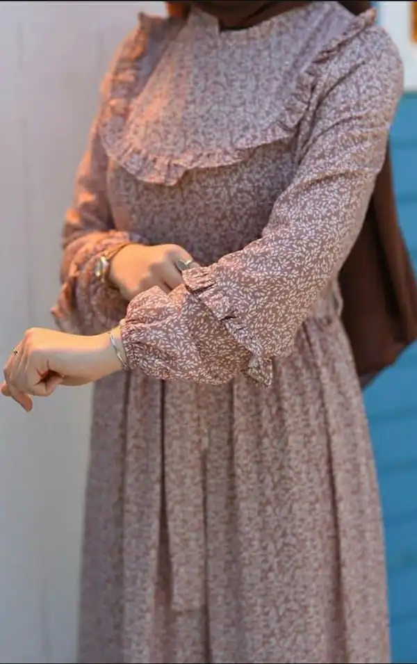 مدل مانتو پیراهنی ساده