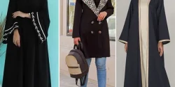 مدل مانتو مشکی شیک برای دختران زیبا پسند و خوش استایل