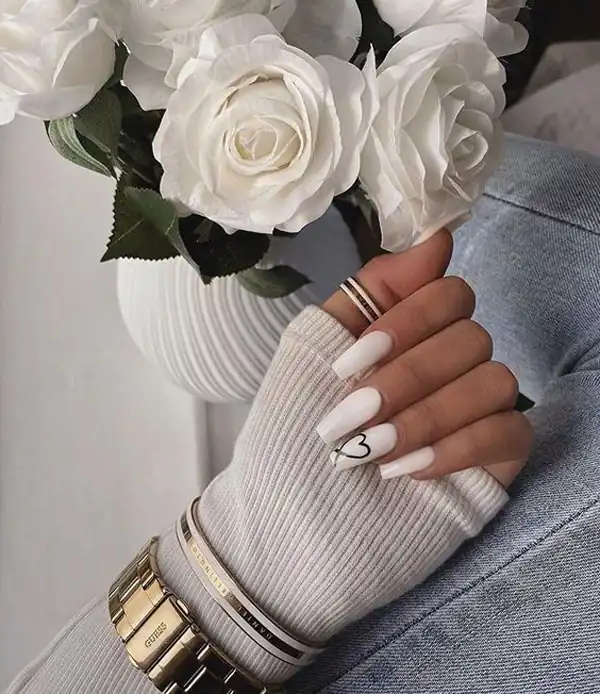 مدل ناخن مربعی بلند