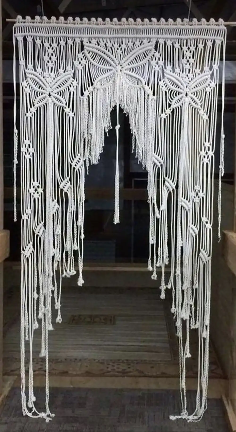 مدل پرده مکرومه