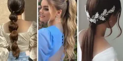 مدل شینیون دم اسبی جدید برای دختران و بانوان شیک و باکلاس