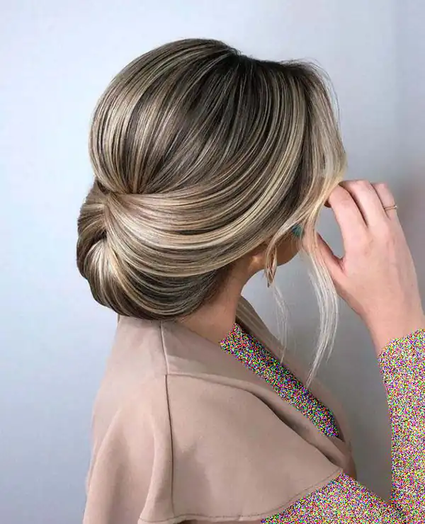 مدل مو برای لباس یقه باز مجلسی