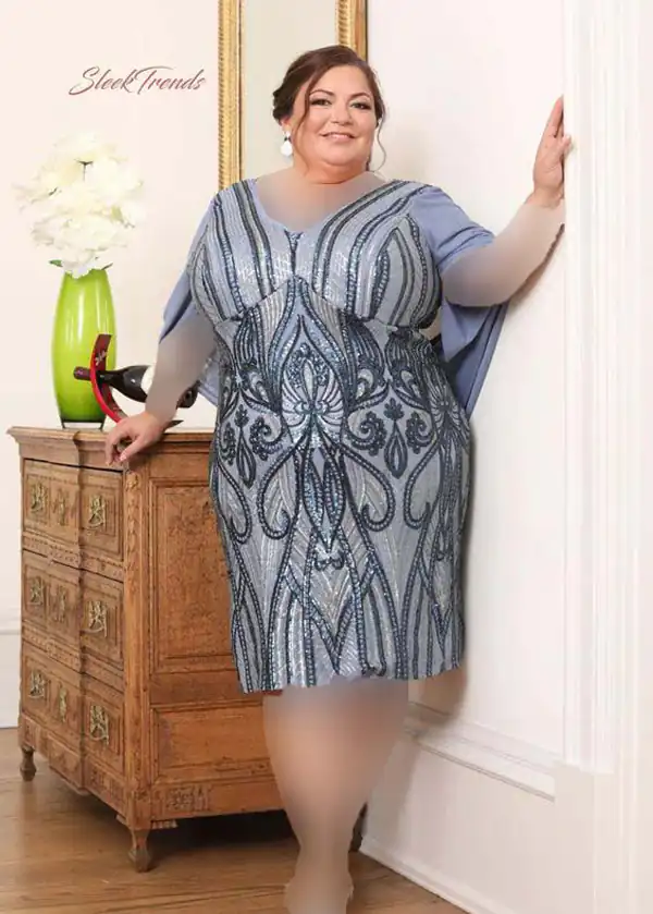 مدل پیراهن مجلسی برای افراد چاق