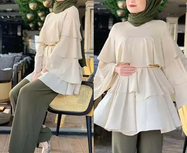 ست مانتو شلوار لنین جدید