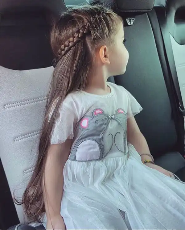 شینیون ساده و دخترانه